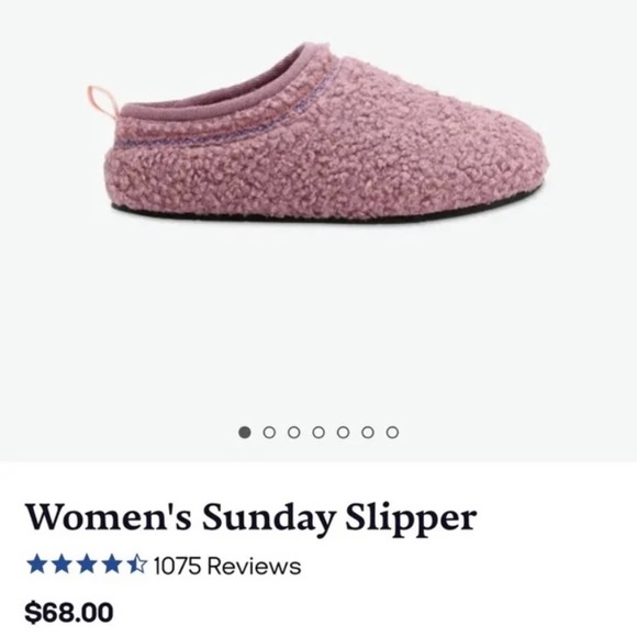 NEW Bombas • $68 Sunday Slipper Gripper Mauve Rubber Sole Womens / Teen Girls 5 - Picture 15 of 16